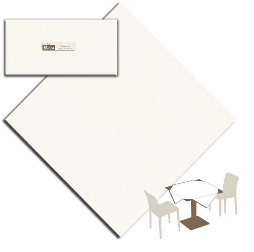 Tovaglia 100x100 Spunlace Packservice Micro Color Bianco 100 Pezzi