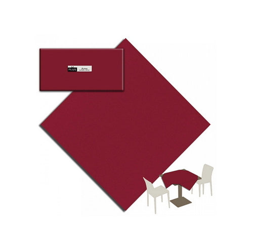 Tovaglia 100x100 Airlaid Packservice Plus Color Bordeaux 100 Pezzi