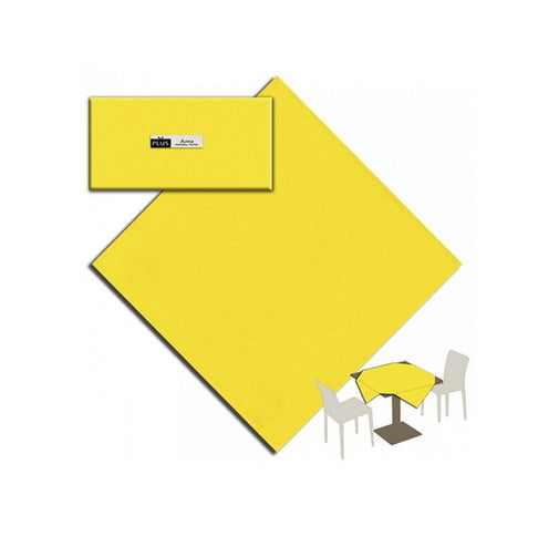 Tovaglia 100x100 Airlaid Packservice Plus Color Giallo 100 Pezzi