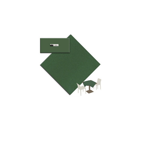 Tovaglia 100x100 Airlaid Packservice Plus Color Verde 100 Pezzi