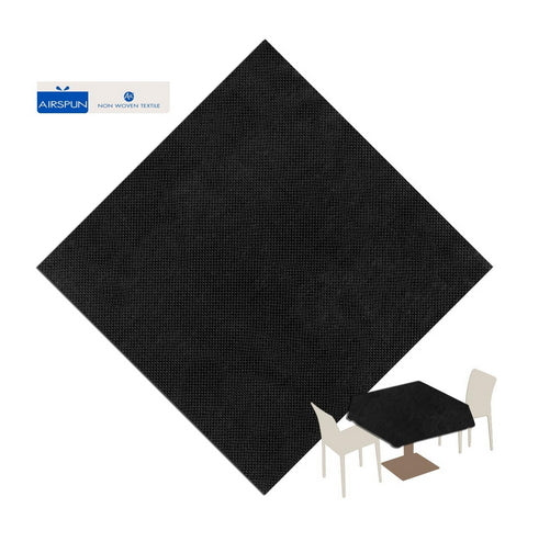 Tovaglia 140x140 Airspun Packservice Color Nero 70 Pezzi