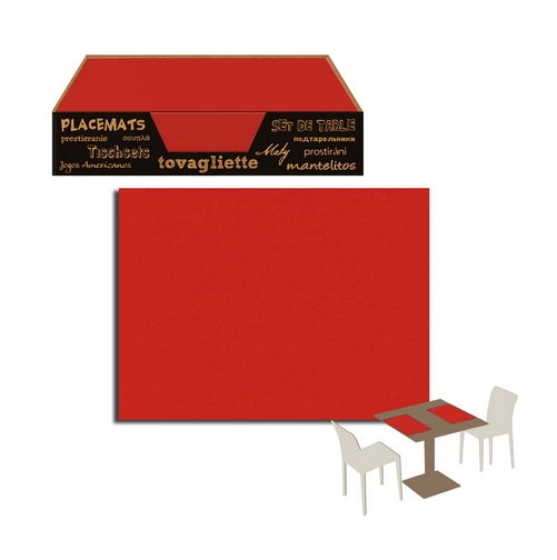 Tovaglietta 30x40 Airlaid Packservice Plus Color Rosso 1000 Pezzi