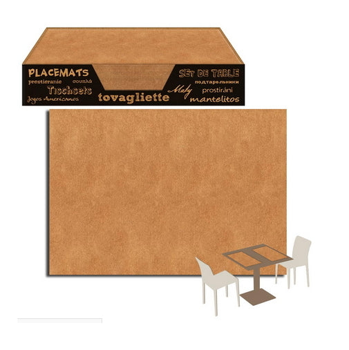 Tovaglietta 35x50 Carta Kraft Avana Packservice Rustico Neutro 750 Pezzi