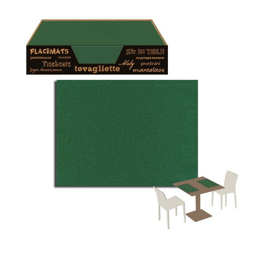 Tovaglietta 30x40 Airlaid Packservice Plus Color Verde 1000 Pezzi