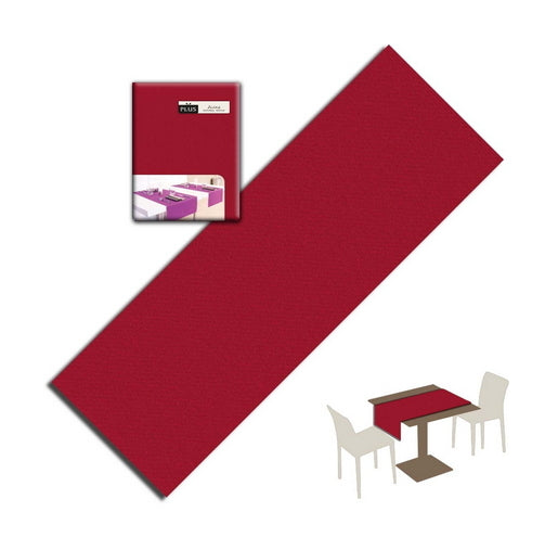 Tovaglietta Runner You & Me 120x48 Airlaid Packservice Plus Color Bordeaux 200 Pezzi