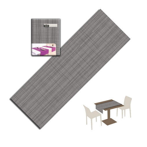 Tovaglietta Runner You & Me 120x48 Spunlace Packservice Gaia Grigio 160 Pezzi